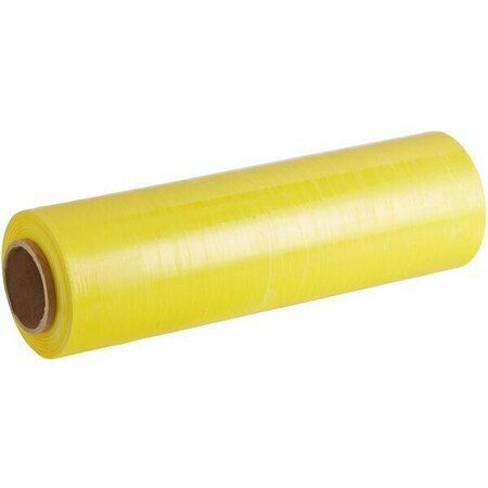 LAVEX 18'' x 1500' 80 Gauge Yellow Tint Stretch Wrap / Hand Film, 4PK 183HFYEL1500